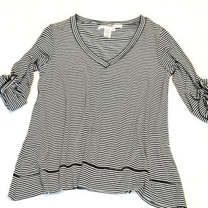 Max Studio Striped Top size M